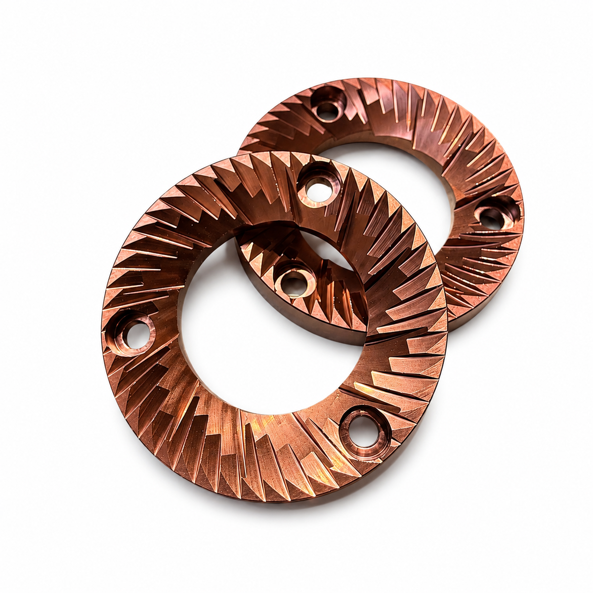 54mm Red titanium burrs for the DF54 Coffee Grinder - Grind Logic