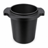 Black Aluminium metal dosing cup against white background for DF54 coffee grinder and DF64 Coffee Grinder